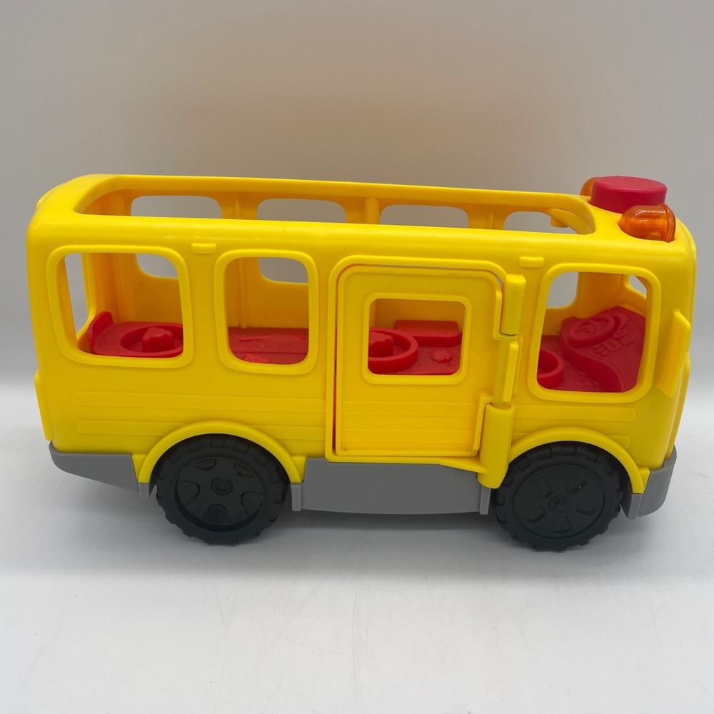 Fisher Price Little People Sit With Me School Bus Lights & Sounds TESTED WORKS - Picture 5 of 9